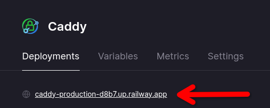 Visit your deployment